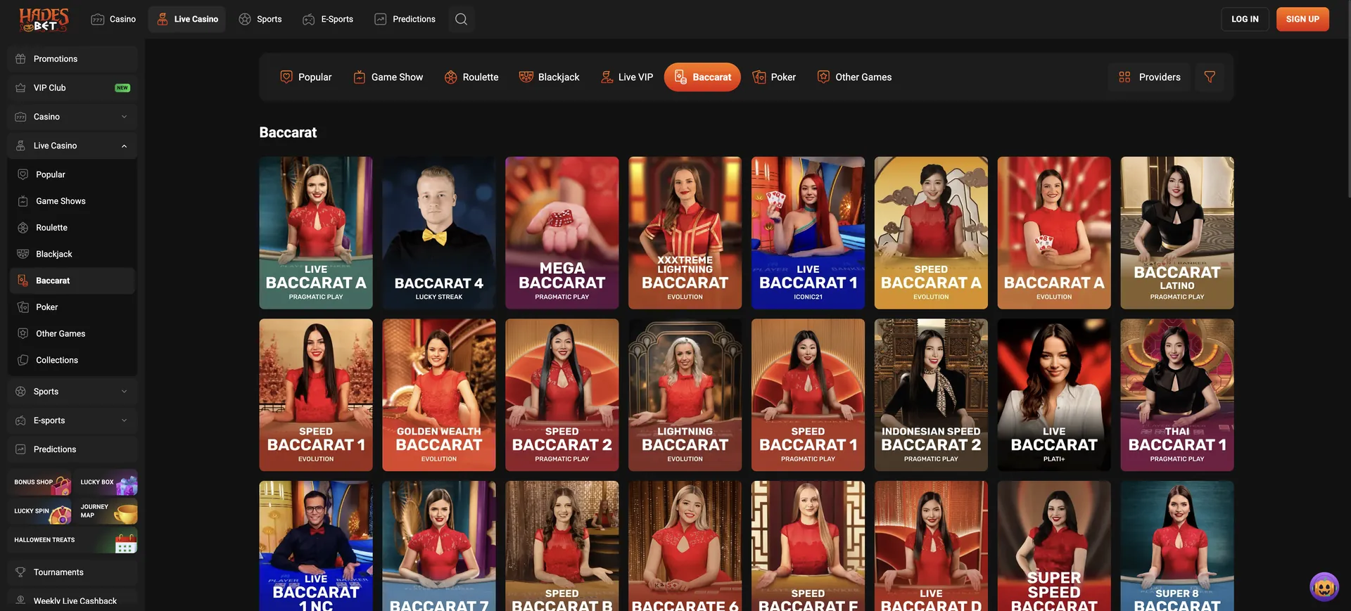 Hadesbet Casino: 3 En Baccarat