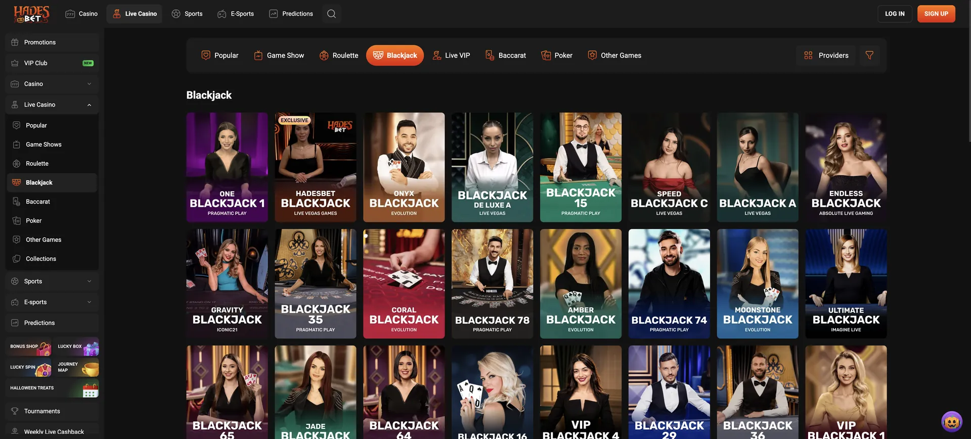 Hadesbet Casino: 3 En Blackjack