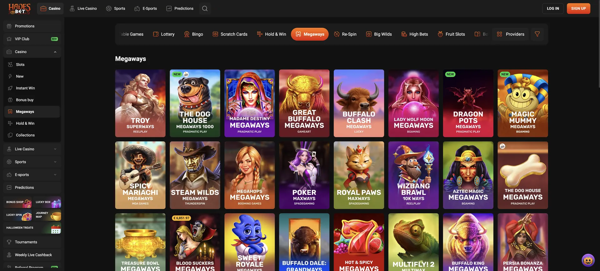 Hadesbet Casino Promo Code: 3 En Megaways