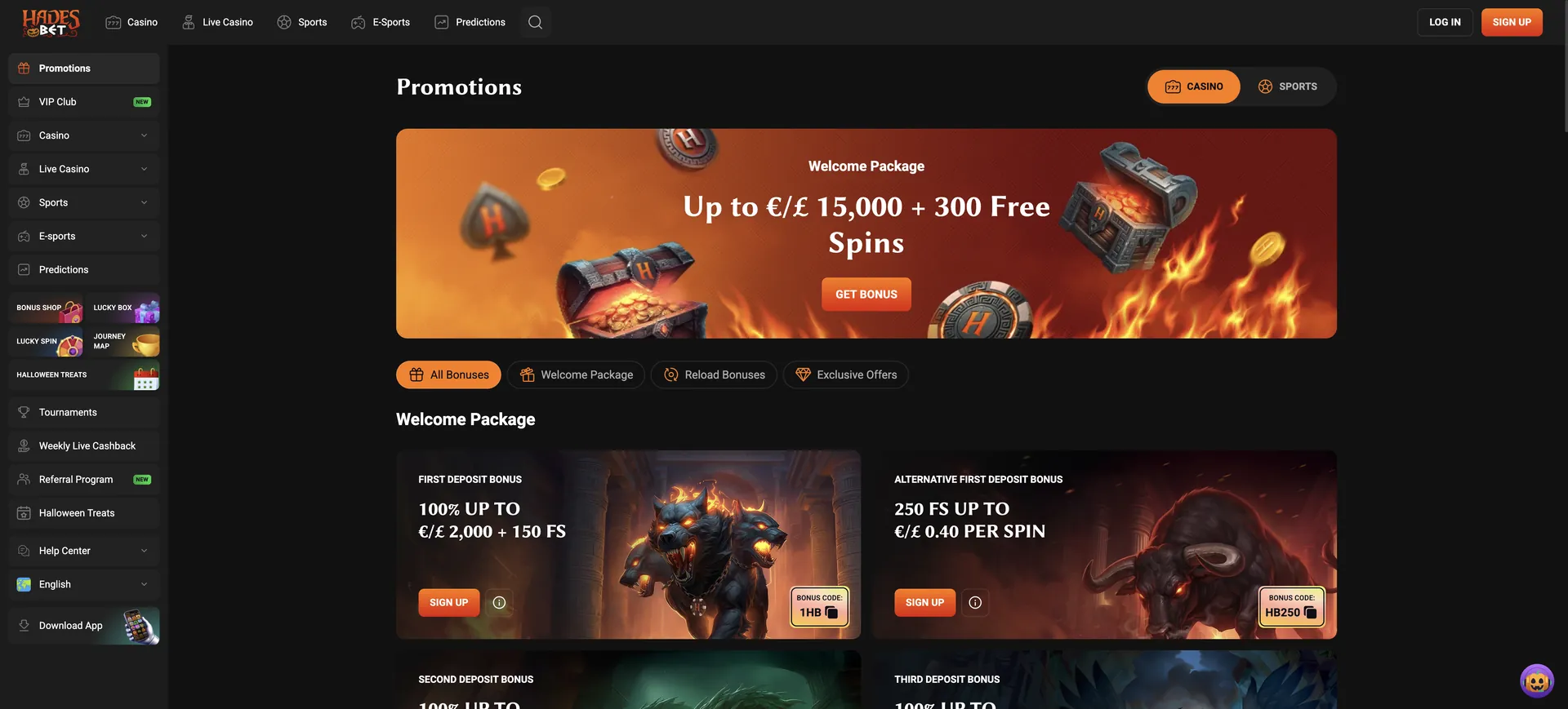 Hadesbet Casino Promo Code: 3 En Promotions
